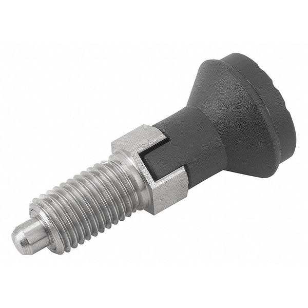 Indexing Plunger D1= M16X1, 5, D=8, Style C, Lockout Type wo Locknut, Stainless Steel Not Hardened