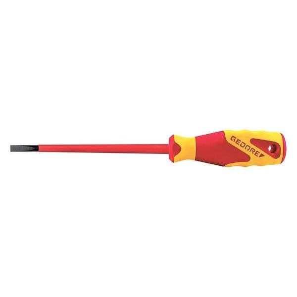 Insulated Screwdriver, Slotted, 8mm Slotted 8mm x 1.2mm