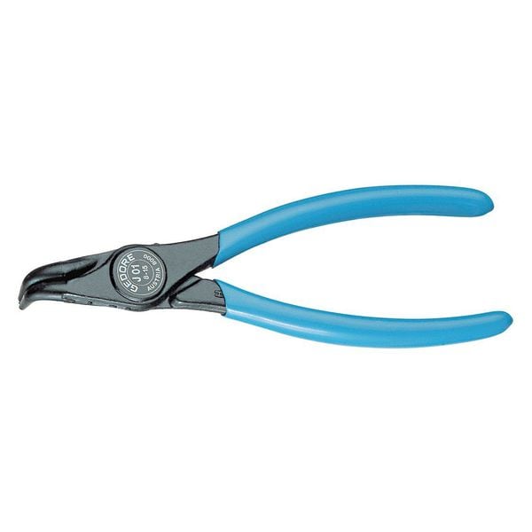 Int. Circlip Pliers, 90 deg, 3-3/8"-5-1/2", Features: Precision Machined, Oil Hardened and Annealed