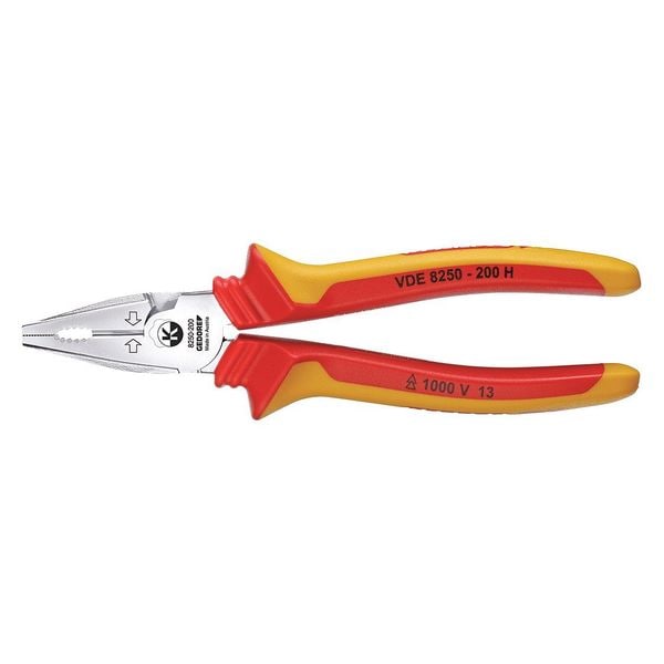 Ins. Power Combination Pliers, 7-7/8"