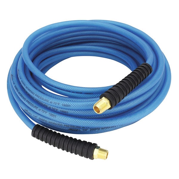 Flex Hose W/1/4"NPT Fittings 1/4"X50Ft