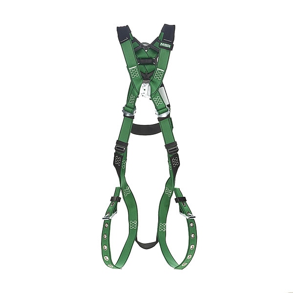 V-FORM(TM) Safety Harness Fall Protection Harness, 2XL, 400 lb, Quick-Connect Chest/ Back D-Ring