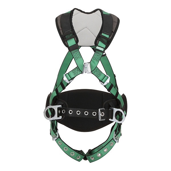V-FORM+(TM) Safety Harness Fall Protection Harness, XL, 310 lb, Not Applicable Chest/