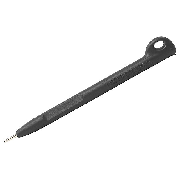 Detectable Elephant Stick Pen, Green Ink, W/Lanyard, PK50