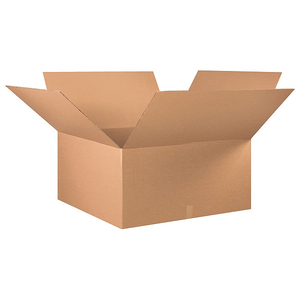 36 in x 36 in x 18 in Shipping Box, Kraft, Corrugate, Single Wall, 32 ECT
