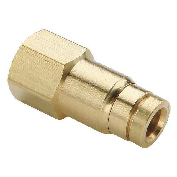 Strt, Brass, Push-Fit3/8in, FNPT1/8in