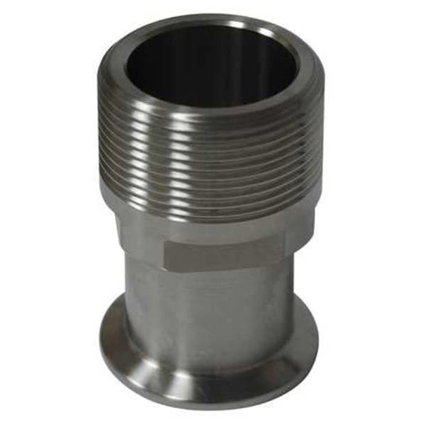 1-1/2" Clamp x MNPT T304 SS Male Adapter