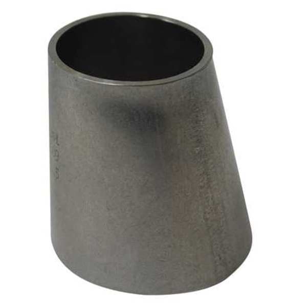 3" x 2-1/2" Butt Weld T304 SS Eccentric Reducer