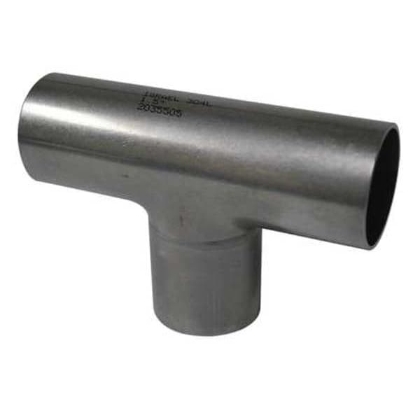 1/2" Butt Weld T316L SS Long Tee