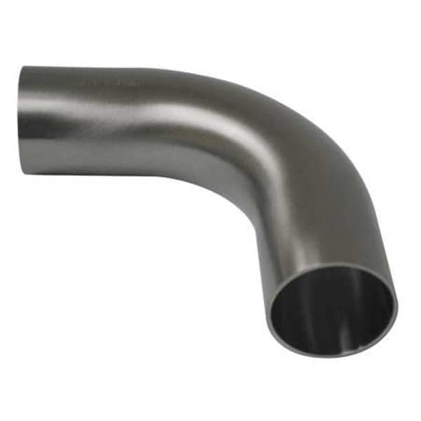 1/2" Orbital Weld T316L SS 90 Degree Elbow