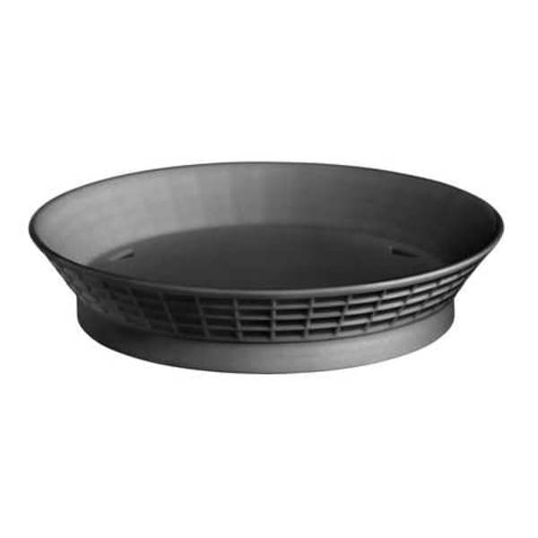 Diner Platter w/Base, 9 In, Blk, PK12