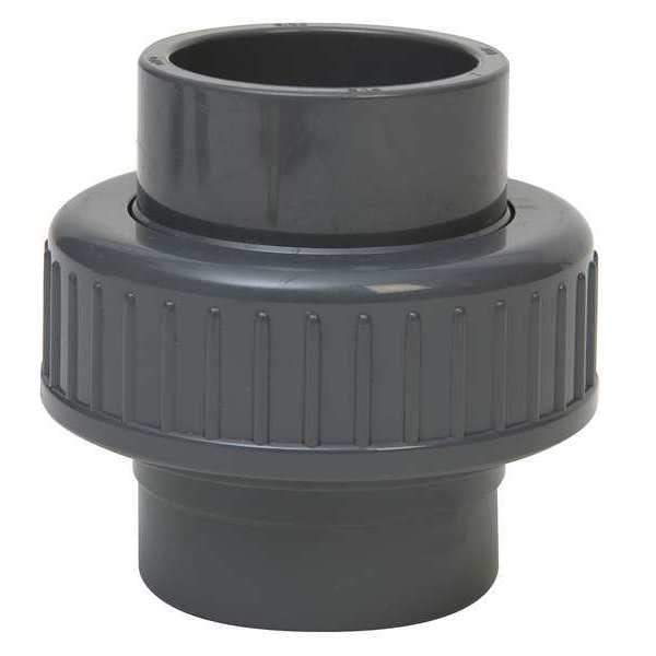 PVC Union, FNPT x FNPT, 2 in Pipe Size