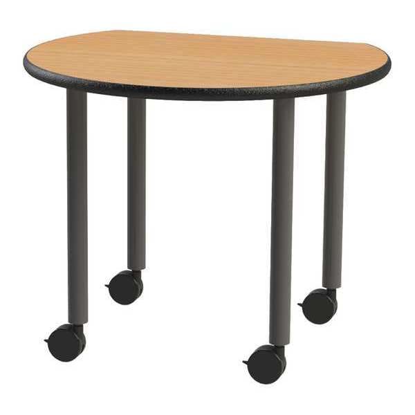 Round Portable Wall Table, 36"Dx28"H, 28" H