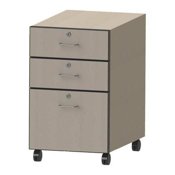 Laminate Box/Drwr Cabinet, 16"x24"x26.5"