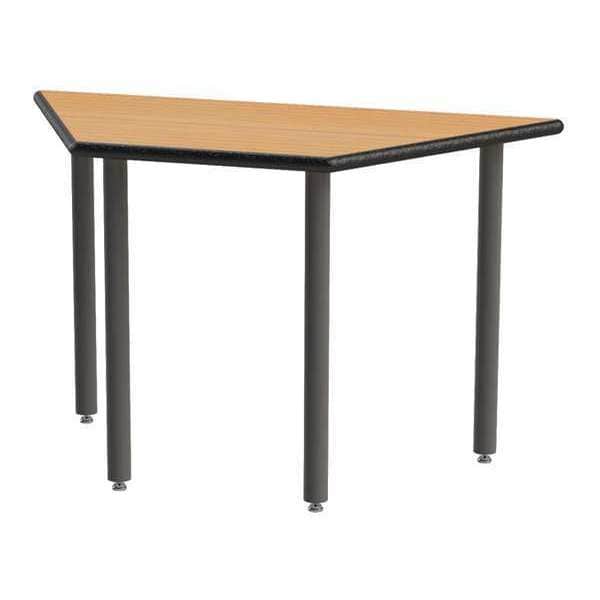 Trapezoid table, Tub Legs, 24"Dx48"Wx28"H