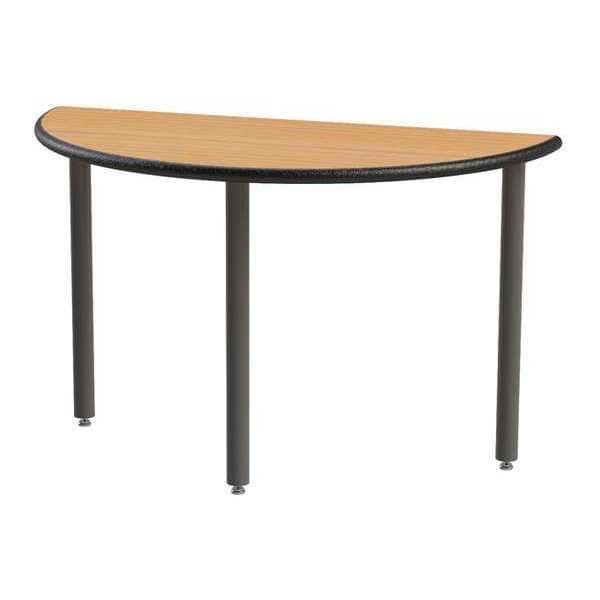 Half Round Round Table, 1/2", Tub Legs, 24"Dx48"Wx28"H, 48" W, 48" L, 28" H