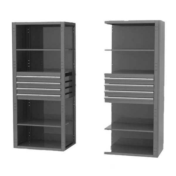 Pre-Configured Modular Storage Rack, 18"D x 36"W x 84"H, Material: Steel