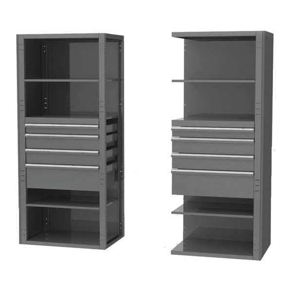 Pre-Configured Modular Storage Rack, 18"D x 48"W x 84"H, Height: 84"
