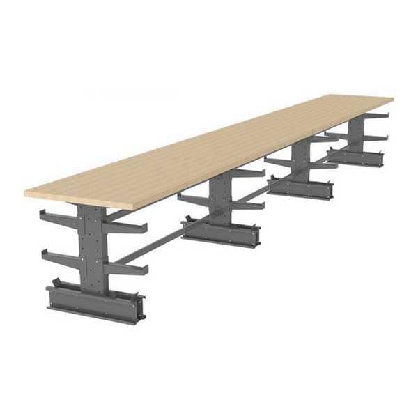Workbenches, 96" W, 42" Height, Arm: 400 lb.