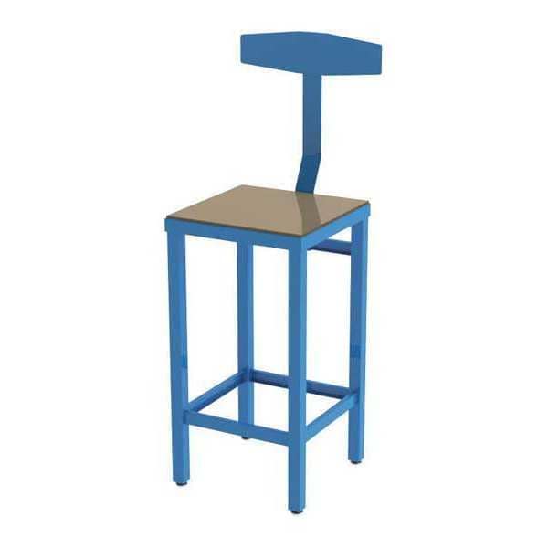 Shop Stool, w/Back Rest