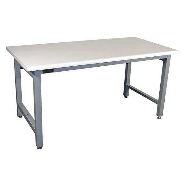 Workstation, ESD, Rolled Edge, Lt Gray