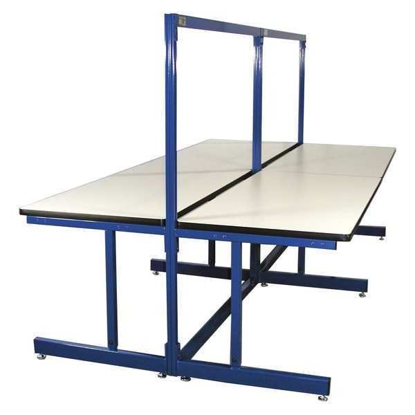 Double Add On, 60" x 30", ESD, Dk Blue, 60" D X 30" W X ESD Laminate, Blue