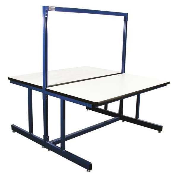 Double Starter, 60" x 30", ESD, Dk Blue, 60" D X 30" W X ESD Laminate, Blue