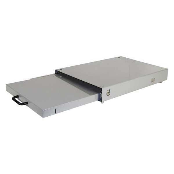 Writing Shelf, Pull Out, 12" x 18", Lt Gray