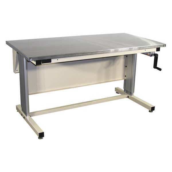 Workstation, Ergo, Stainless Steel, Beige
