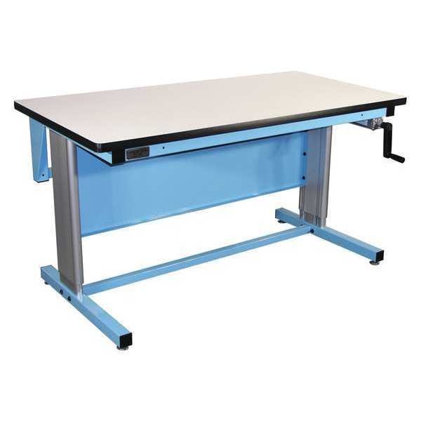Workstation, Ergo, ESD, Lt Blue