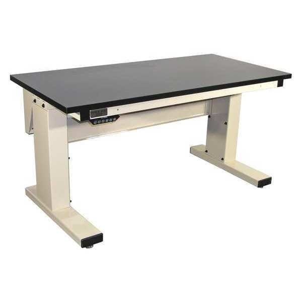 Workstation, Adjust, Chemguard, Lt Beige