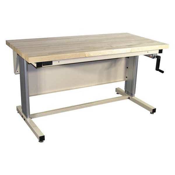 Workstation, Ergo, Solid Maple, Lt Beige