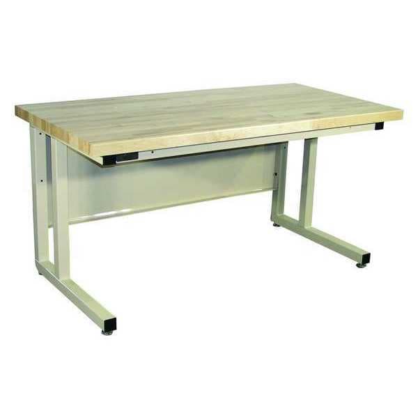 Workstation, Solid Maple, Lt Beige