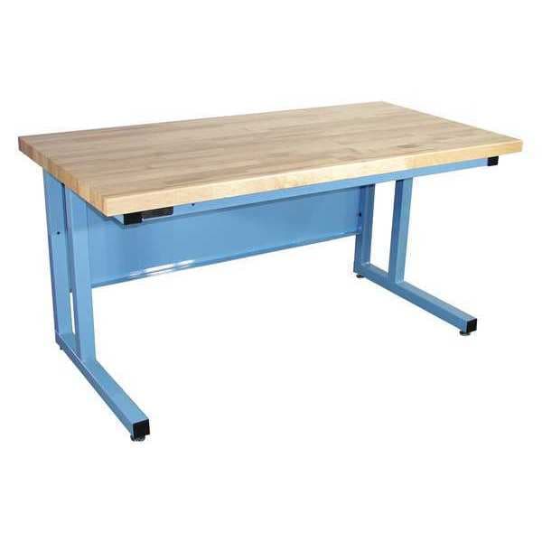 Workstation, Solid Maple, Lt Blue