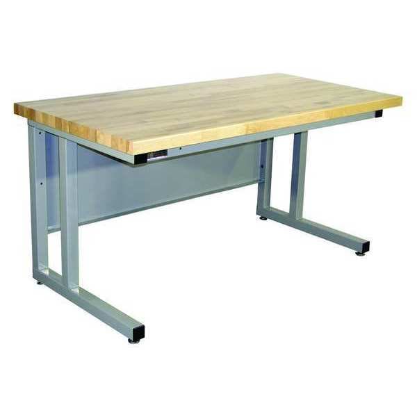 Workstation, Solid Maple, Lt Gray