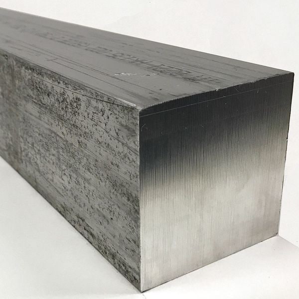 Alum Bar/Rod, 6061, 1.00 sq., 1 ft.