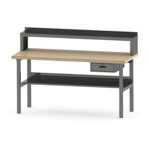 Workbenches, Laminate, 84" W, Adjustable Height