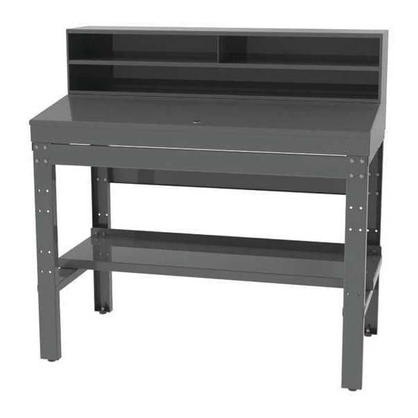 Open Shop Desk Shop Desk 48"Wx54"Hx24"D, 24" D X 54" H, 48" W X Steel