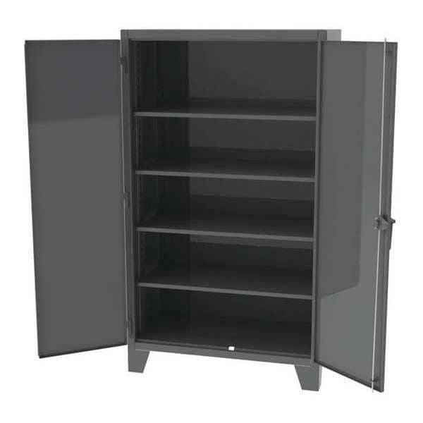 Shelving Storage Cabinet, 90 in H, 48 in W, 5 Shelves