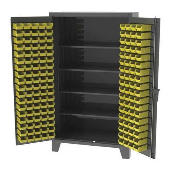 Heavy Duty Bin Storage Cabinet, 72 in H