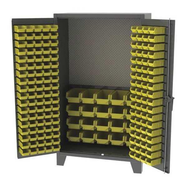Heavy Duty Bin Storage Cabinet, 84 in H