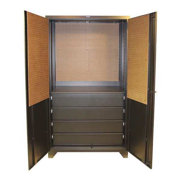 Combo Drawer Storage Cabinet, 84 in H, 48 in W, 4 Drawers