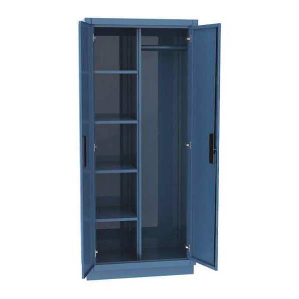 Wardrobe Storage Cabinet, 72 in H, 24 in W, 4 Shelves