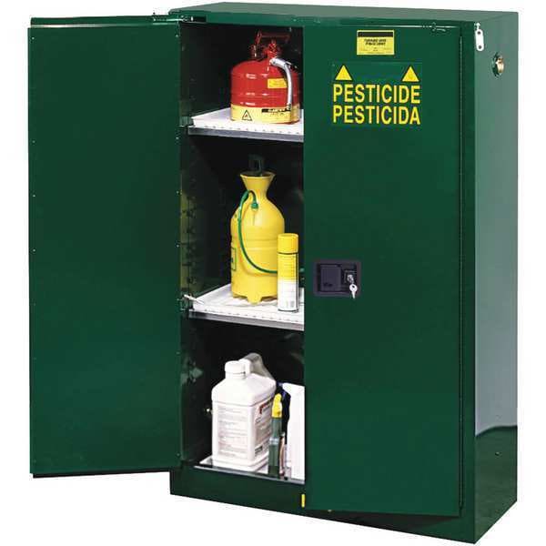 Pesticide Storage Cabinet, 43"Wx18"Dx44"H