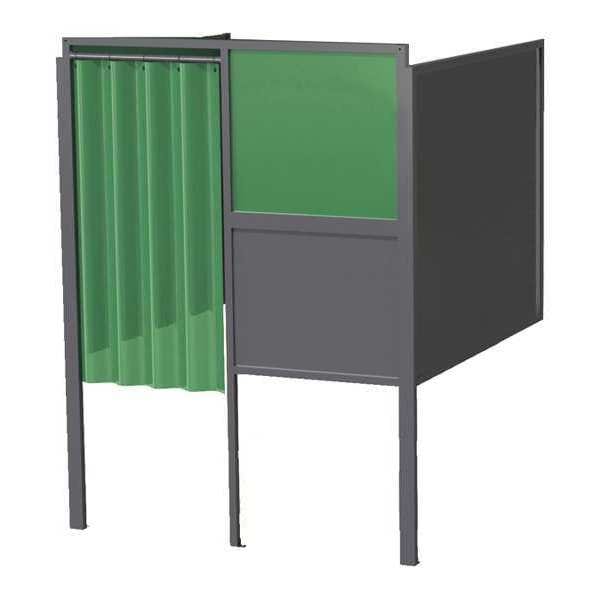 Welding Booth, 6ft.x6ft., Wall Mounted