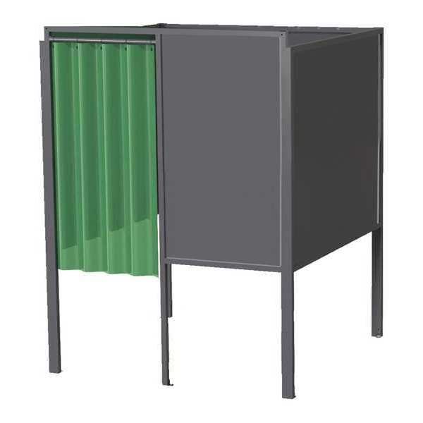 Welding Booth, 6ft.x6ft., Wall Mounted