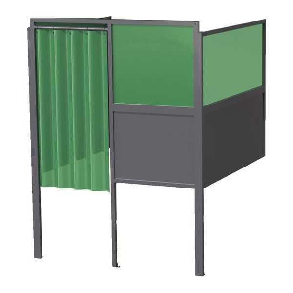 Welding Booth, 5ft.x6ft., Wall Mounted