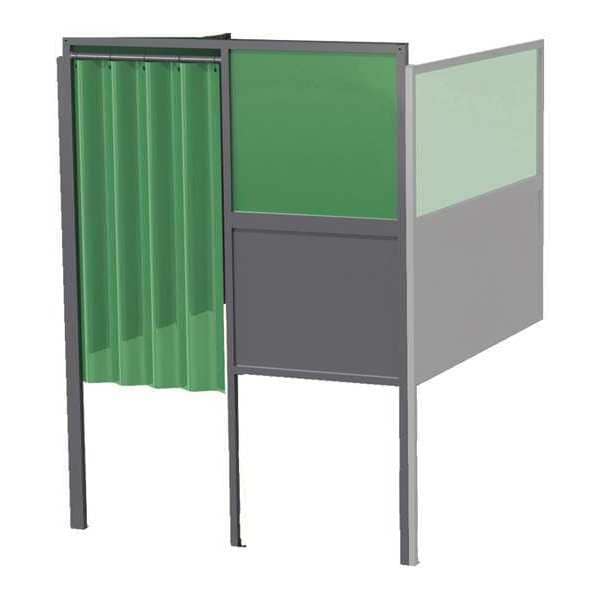 Welding Booth, 5ft.x6ft., Wall Mounted