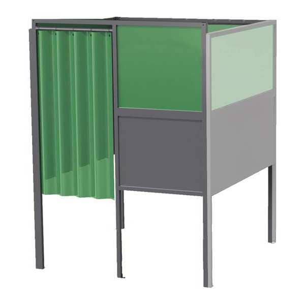 Welding Booth, 6ft.x6ft., Wall Mounted