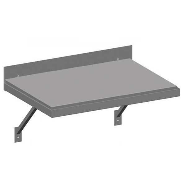 Wall Mount Arc Table, 36"x24", Steel Top